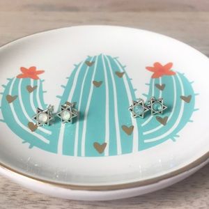 Star stud earrings 925 Sterling Silver